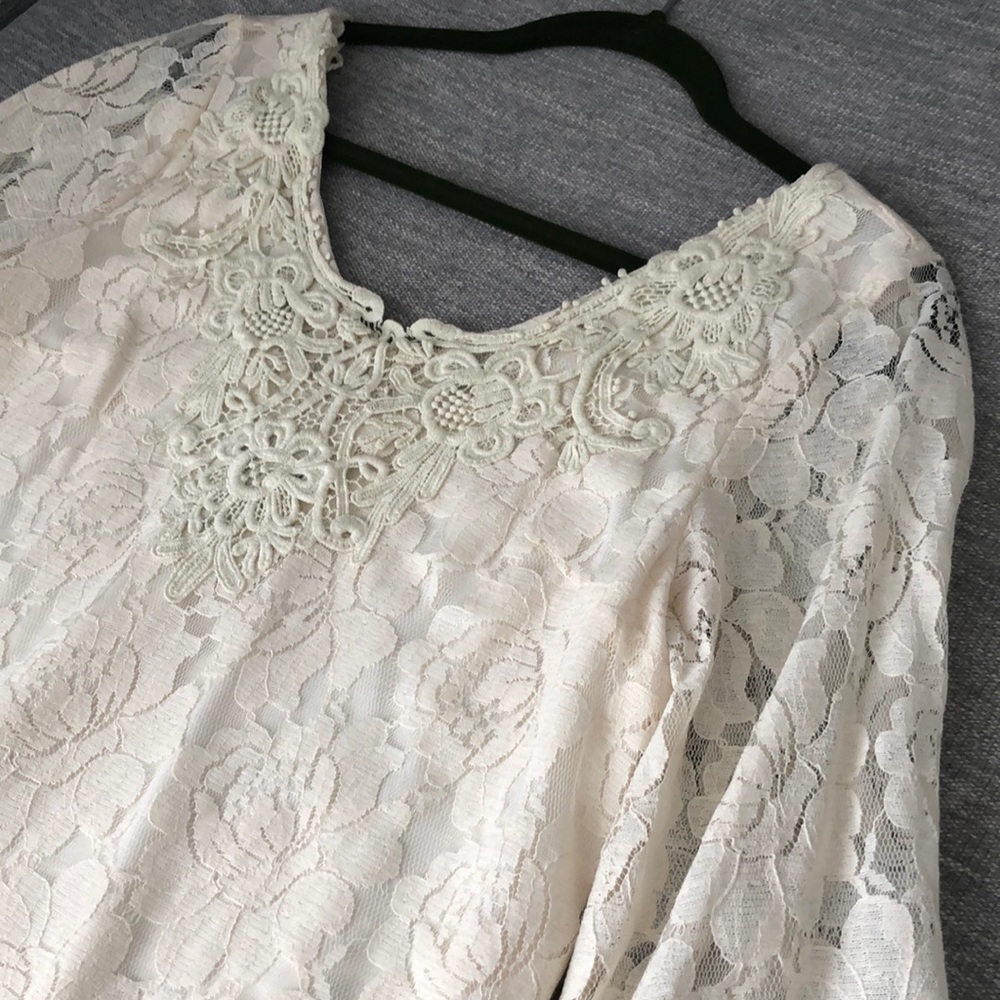 Brand New Long Sleeve Lace Dress Size M